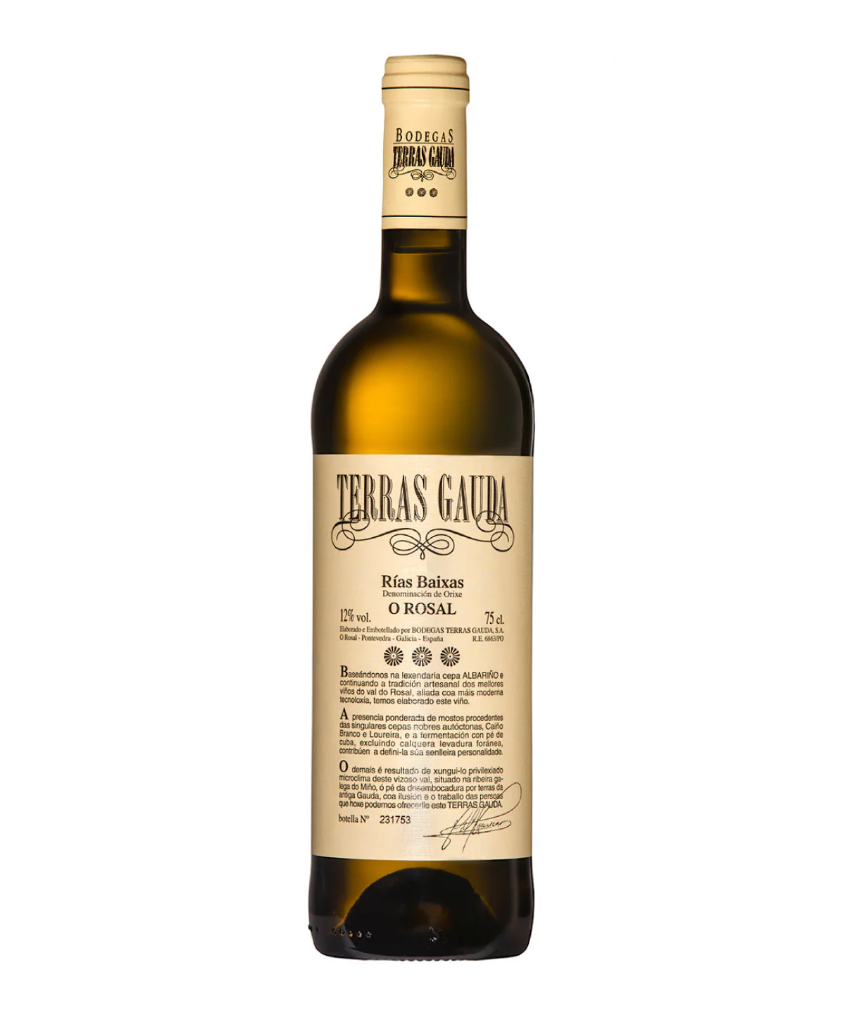 VB TERRAS GAUDA ALBARINO 750ML