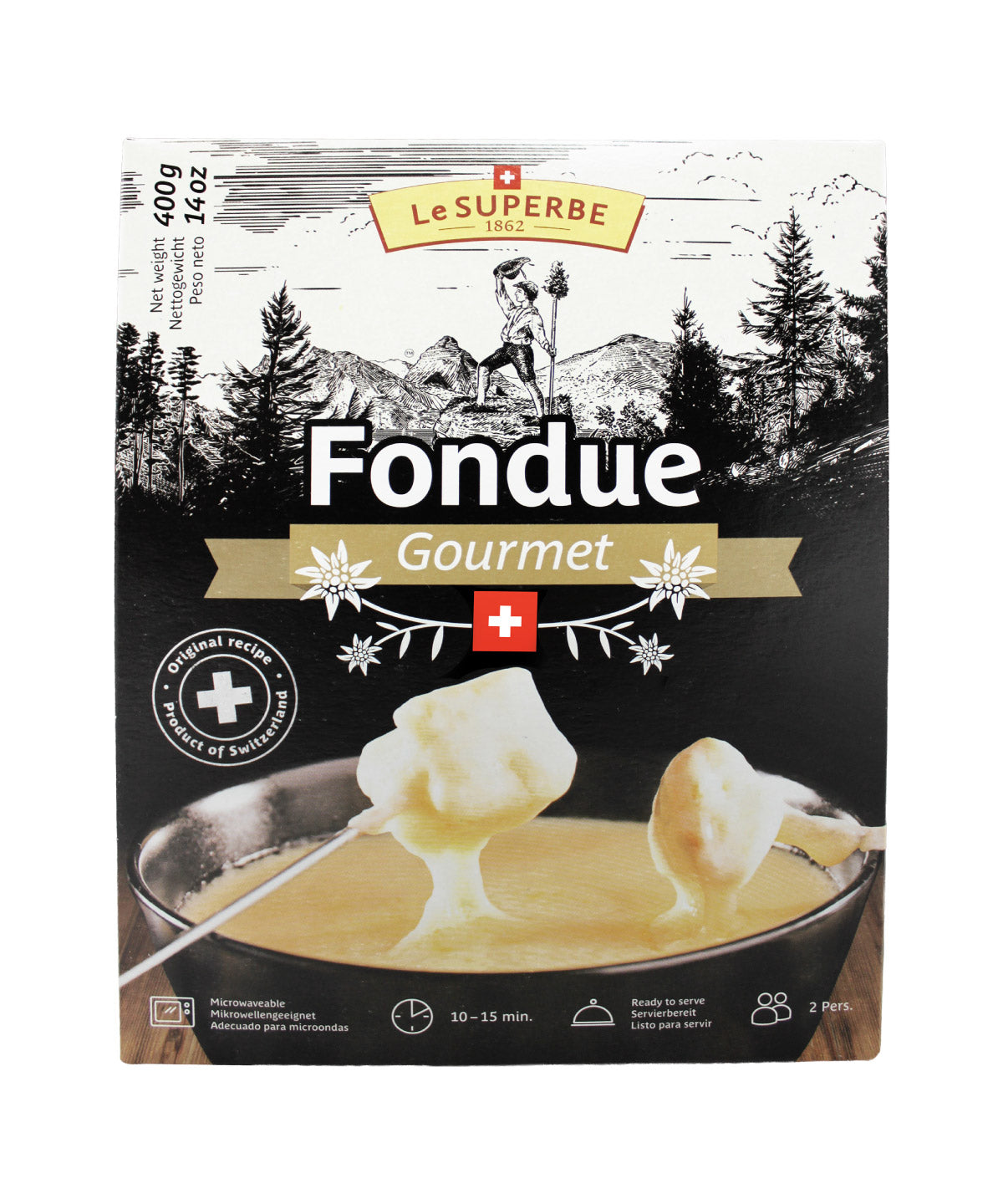 Queso Fondue Suizo Le Superbe 400 grs