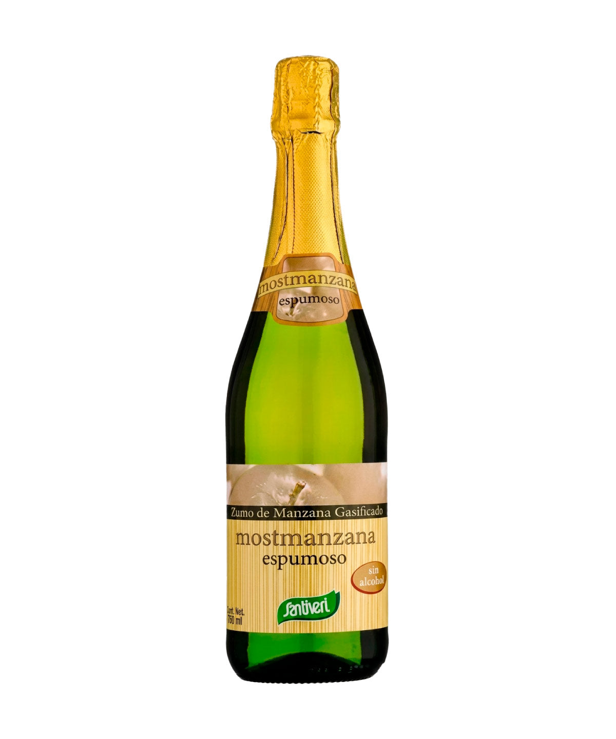 MOSTMANZANA SIN ALCOHOL SANTIVERI 750ML