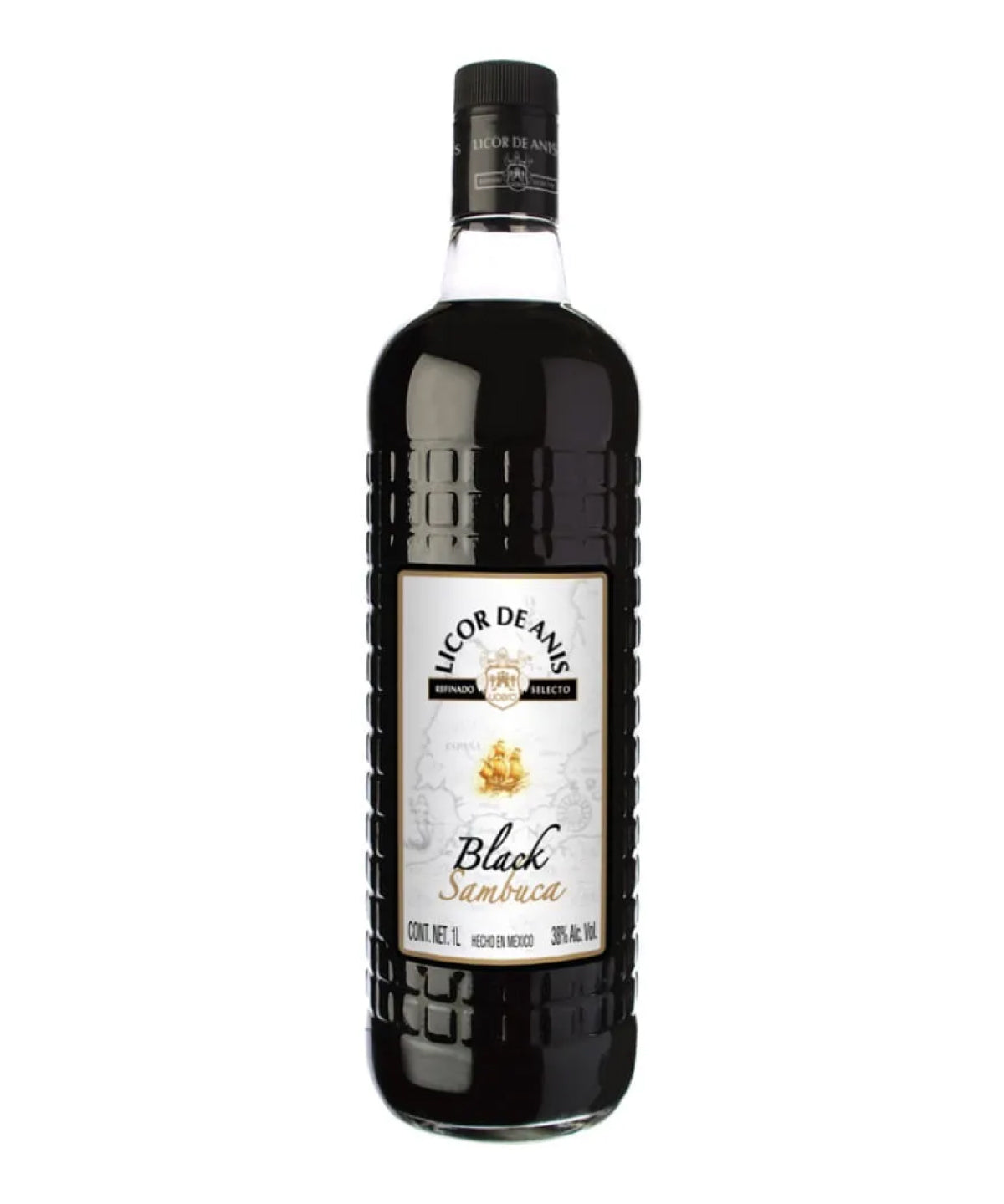 Anis Black Sambuca Refinado Selecto - 1 L