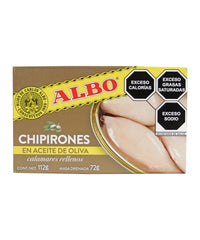 Calamar Rellenos en Aceite de Oliva Albo - 115 g