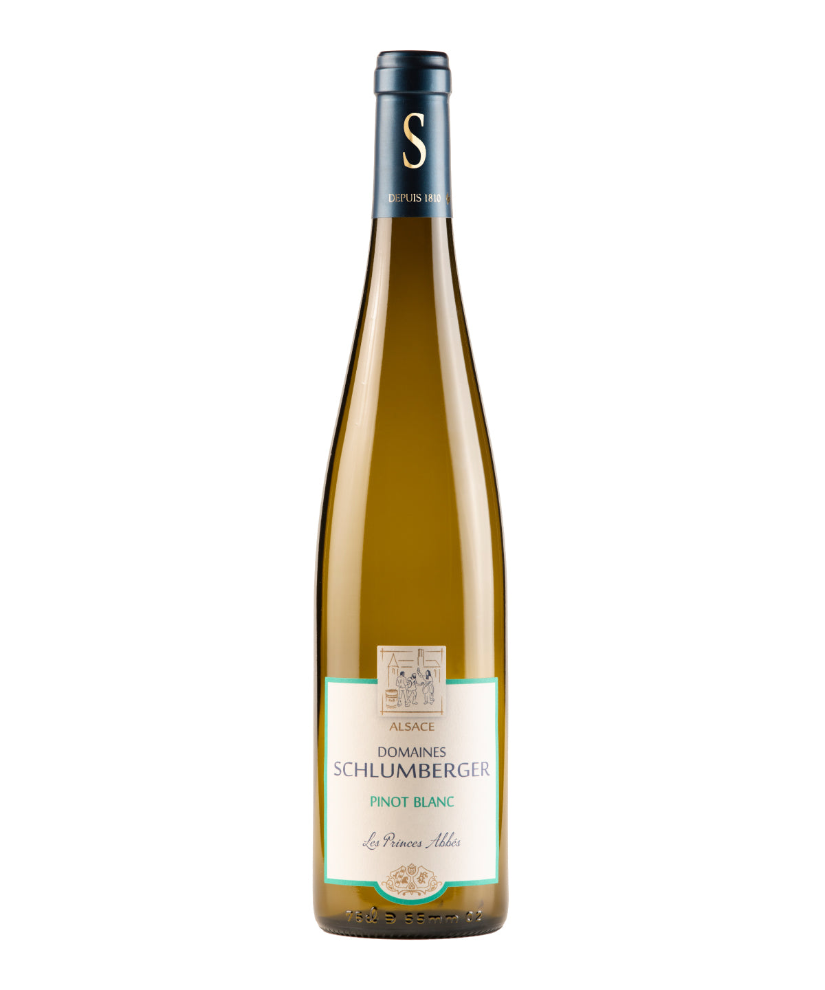 Vino Blanco Domaines Schlumberger, Les Princes Abbes, Pinot Blanc, 750ml