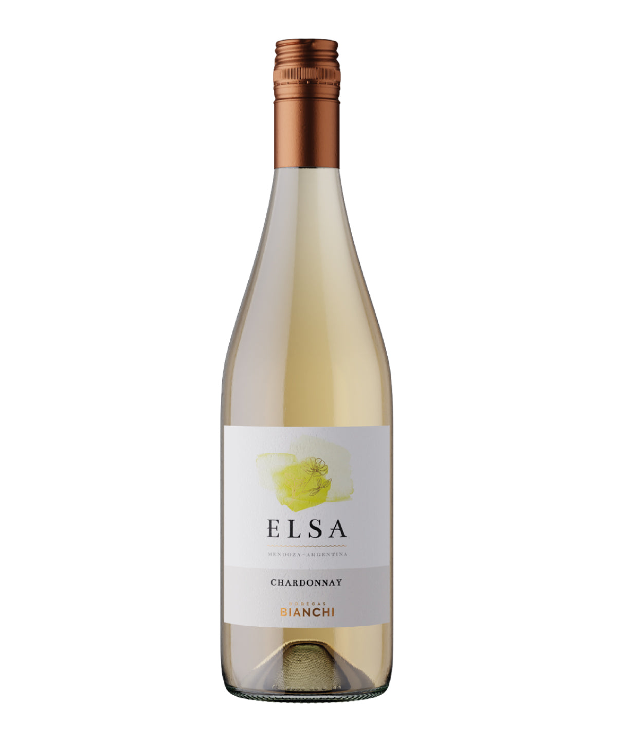 Vino Blanco Elsa Bianchi, Chardonnay, 750ml