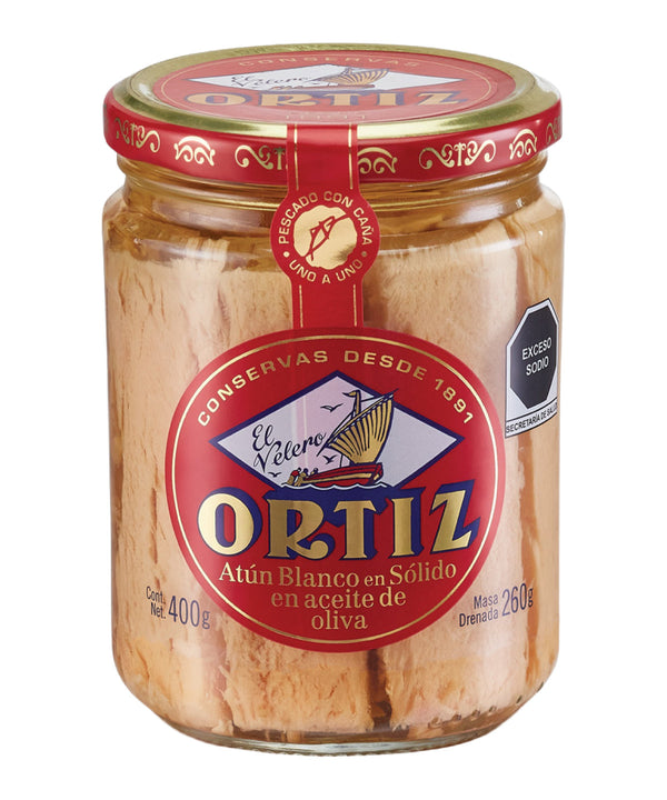 ATUN BCO BONITO EN AC OLIVA ORTIZ  400GR