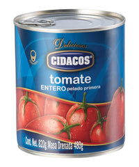 Tomates Cidacos Enteros Pelados 480gr