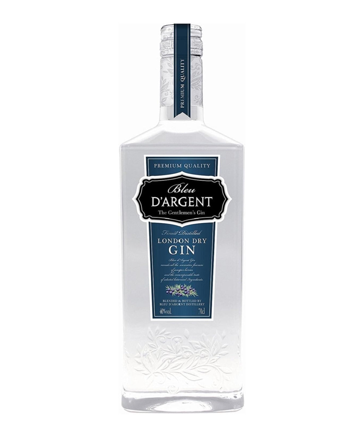 Ginebra Bleu D Argent London Dry GIN - 700 ml