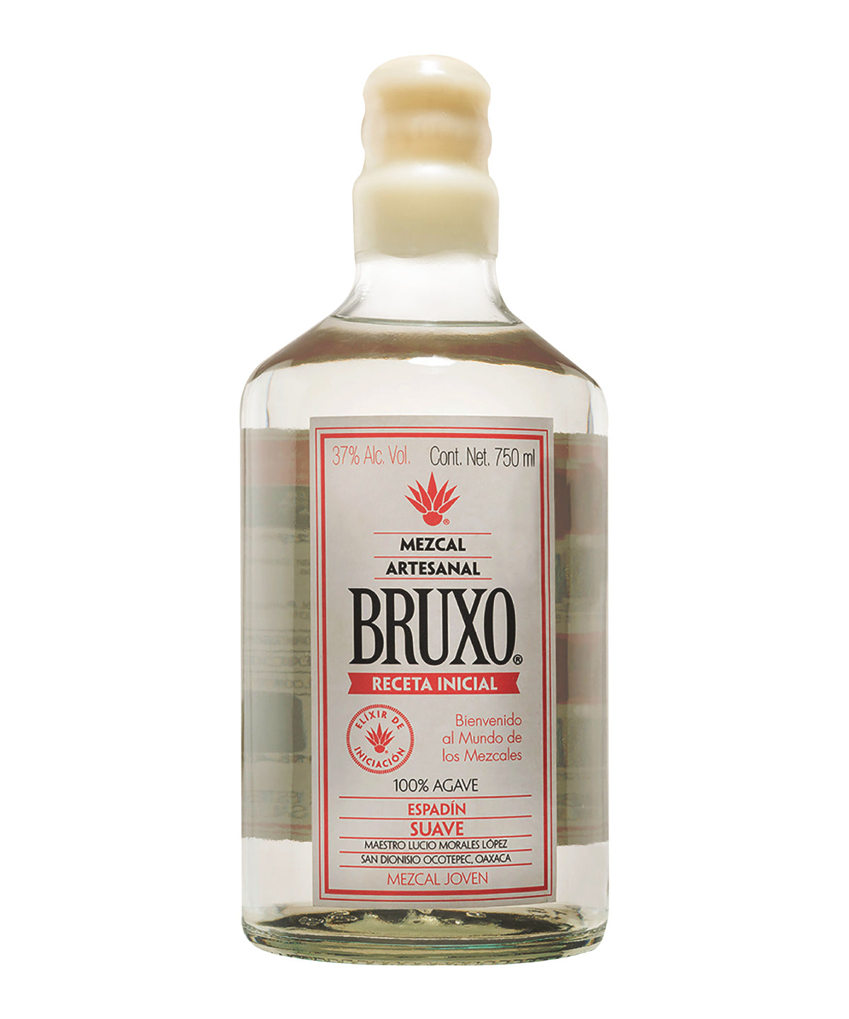 Mezcal Bruxo Receta Inicial Espadin Suave Joven - 750 ml