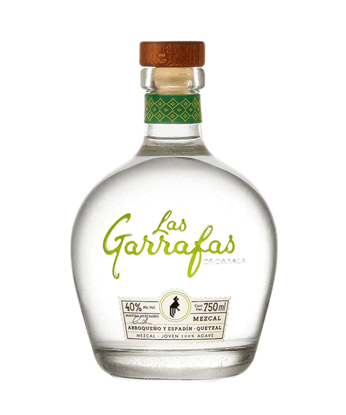 Mezcal Las Garrafas Quetzal Joven- 750 ml