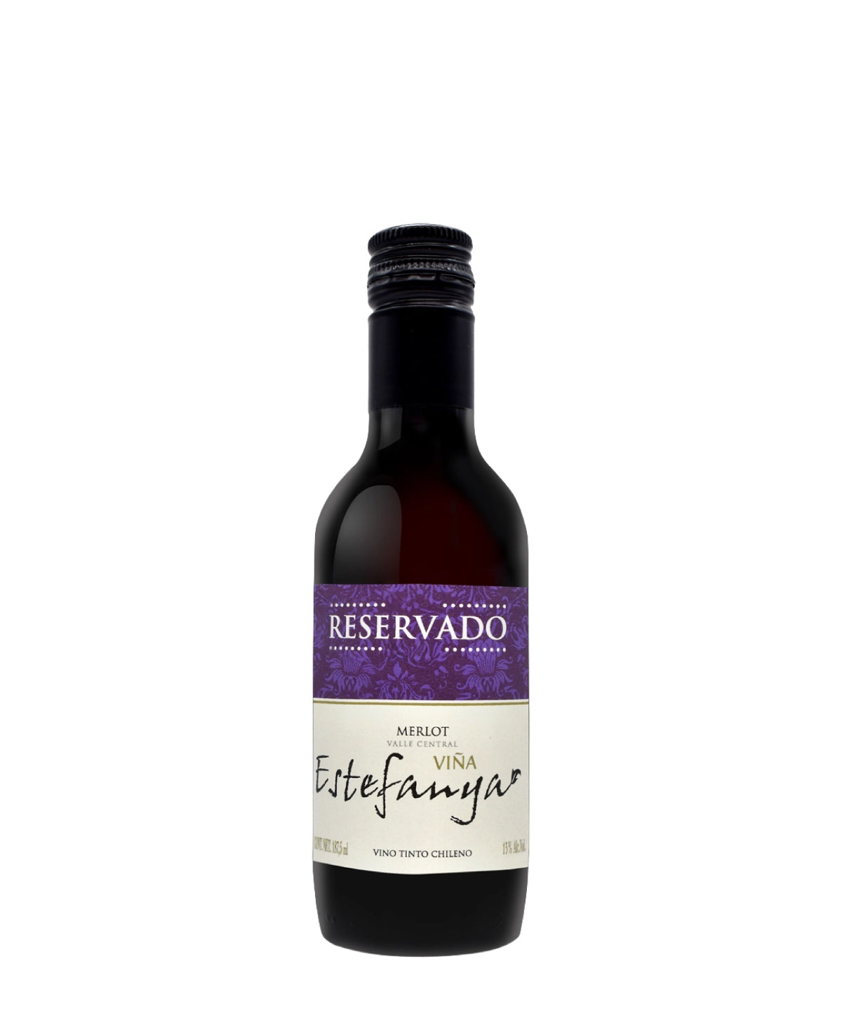 Vino Tinto Estefanya Reservado Merlot - 187 ml