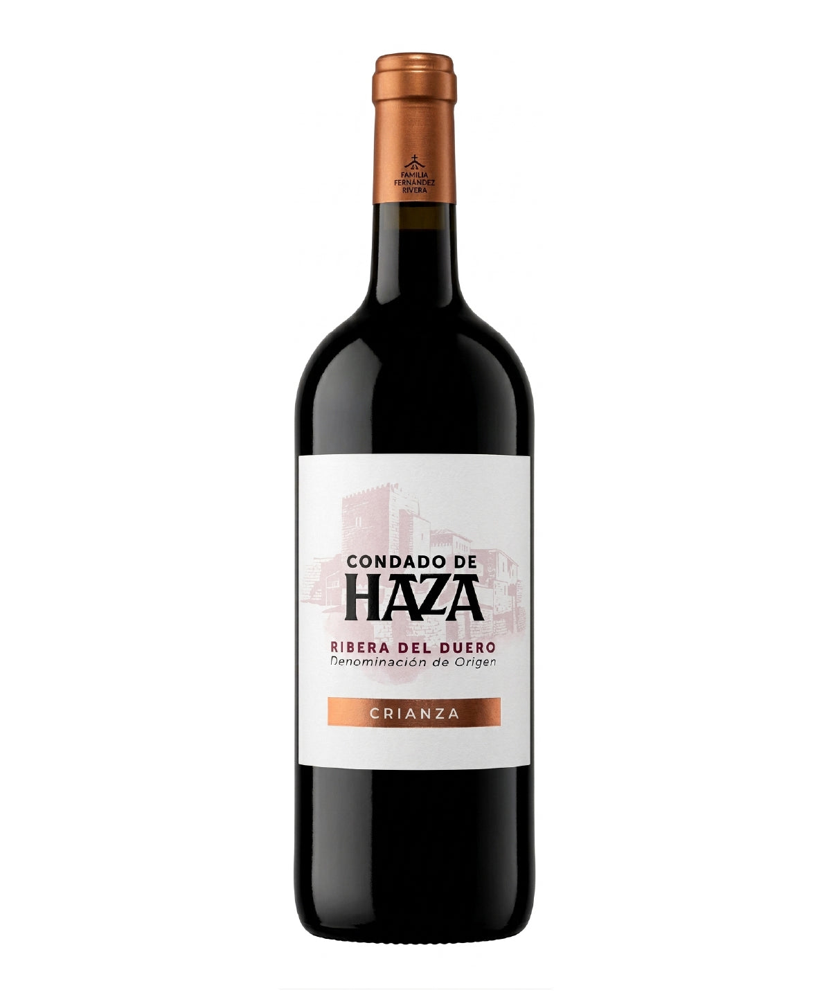 Vino Tinto Familia Fernandez Rivino Espumosa Condado de Haza Crianza 1.5 L