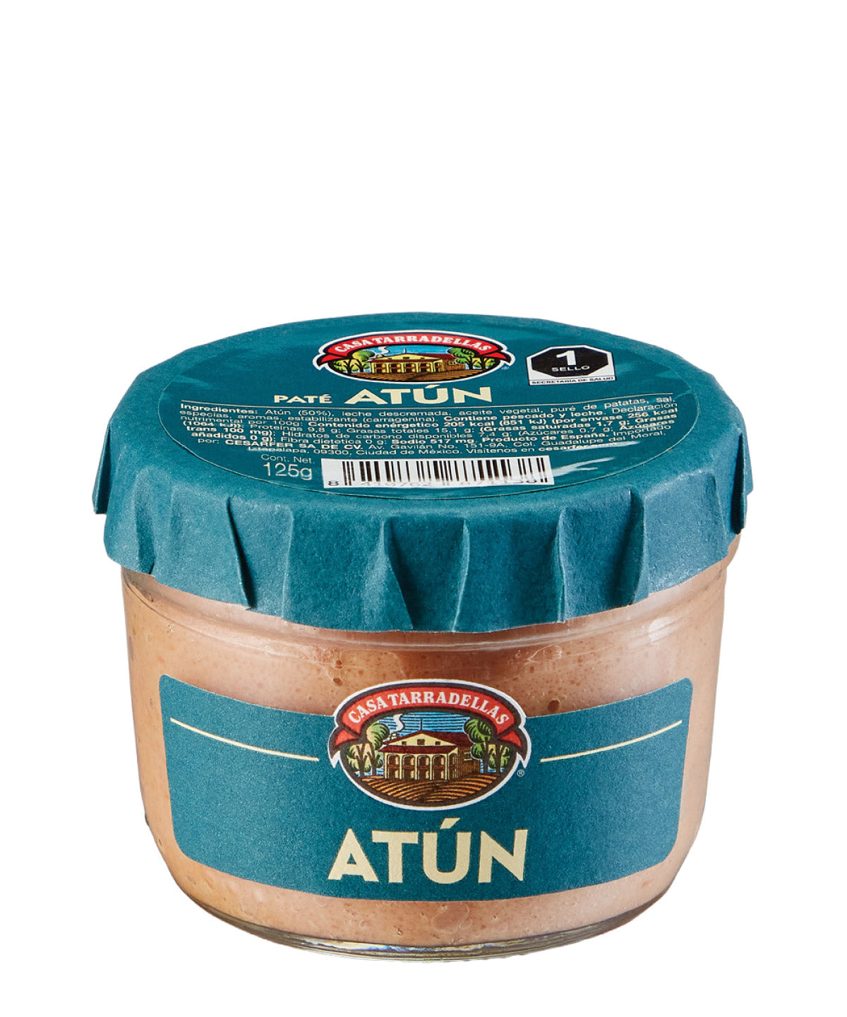 PATE TARRADELLAS ATUN 125G
