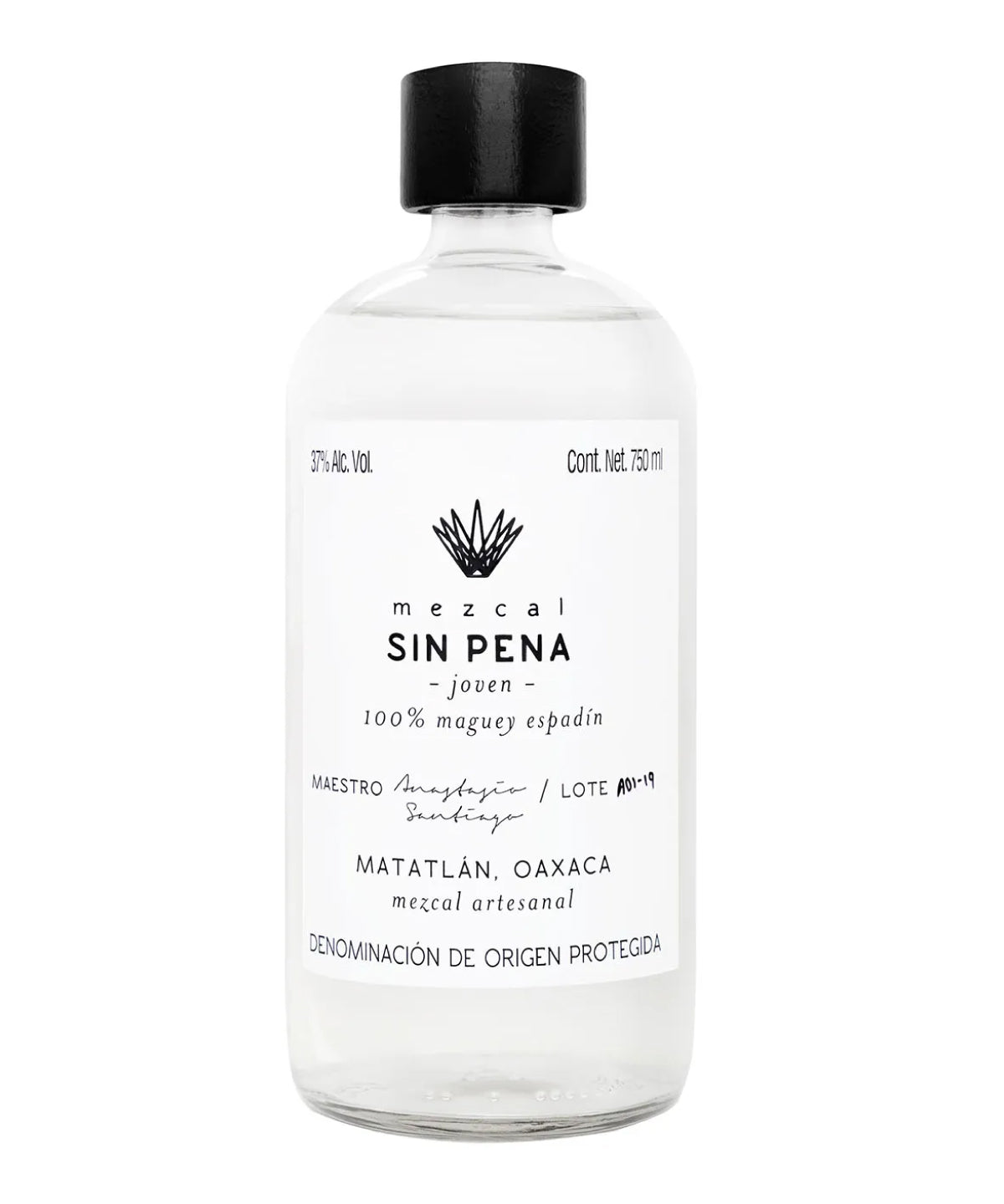 Mezcal Sin Pena Joven Espadin 750 ml