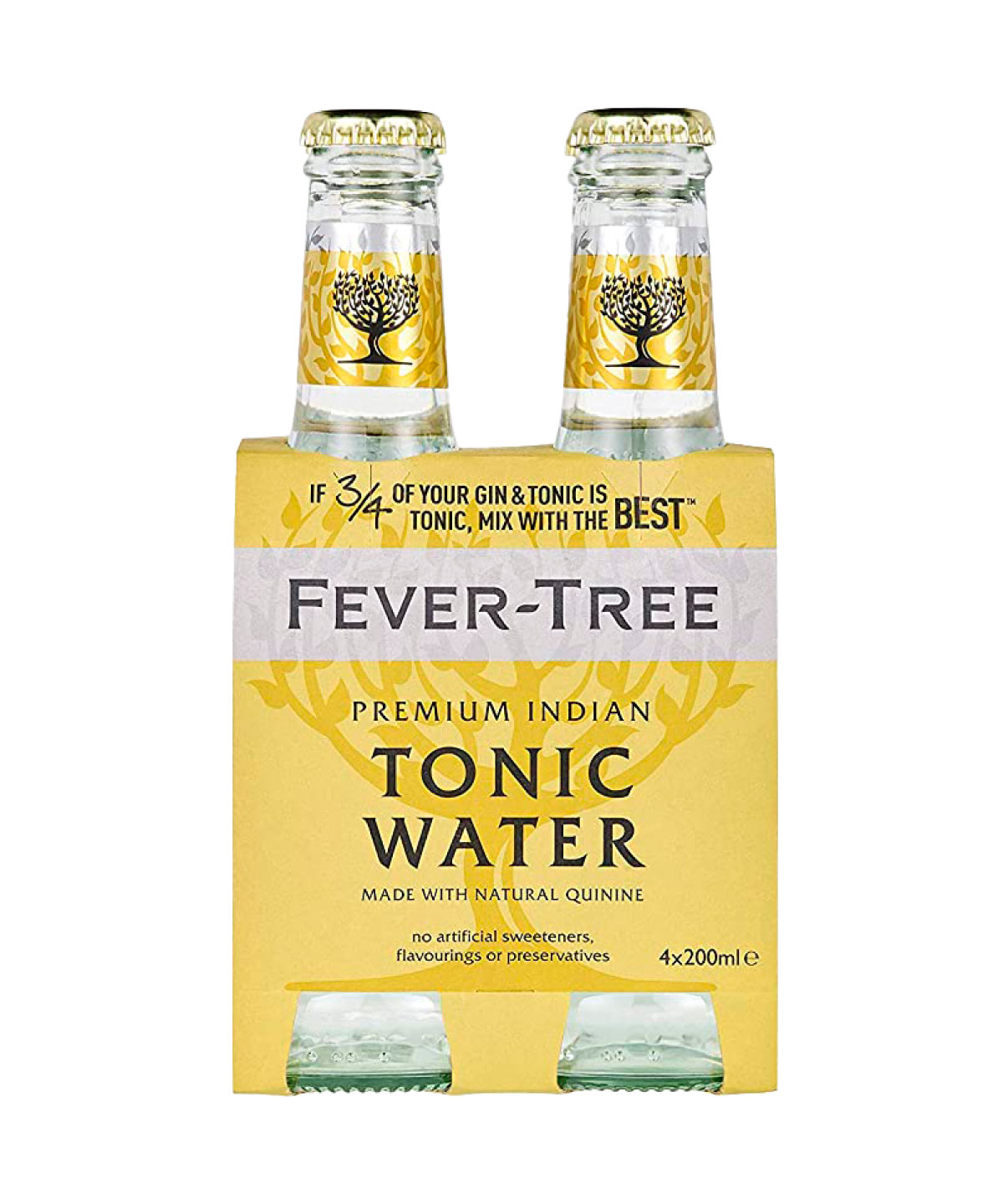 Agua Tonica Fever Tree 4 Pack 200 ml