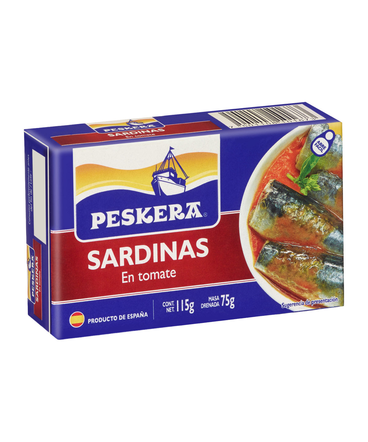 SARDINAS PESKERA EN TOMATE 115G