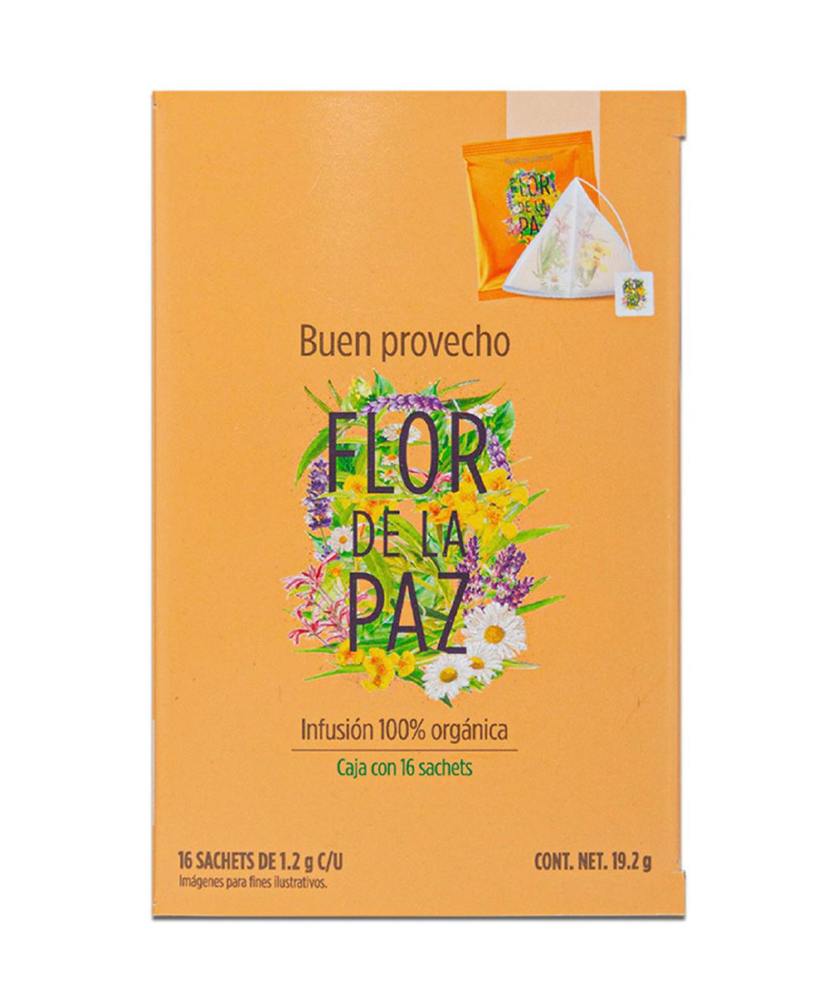 Te Flor De La Paz Buen Provecho Caja 16 Sachets
