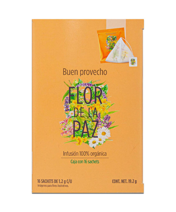 Te Flor De La Paz Buen Provecho Caja 16 Sachets