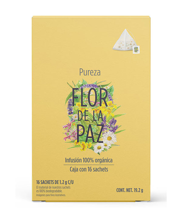 Te Flor De La Paz Pureza Caja 16 Sachets