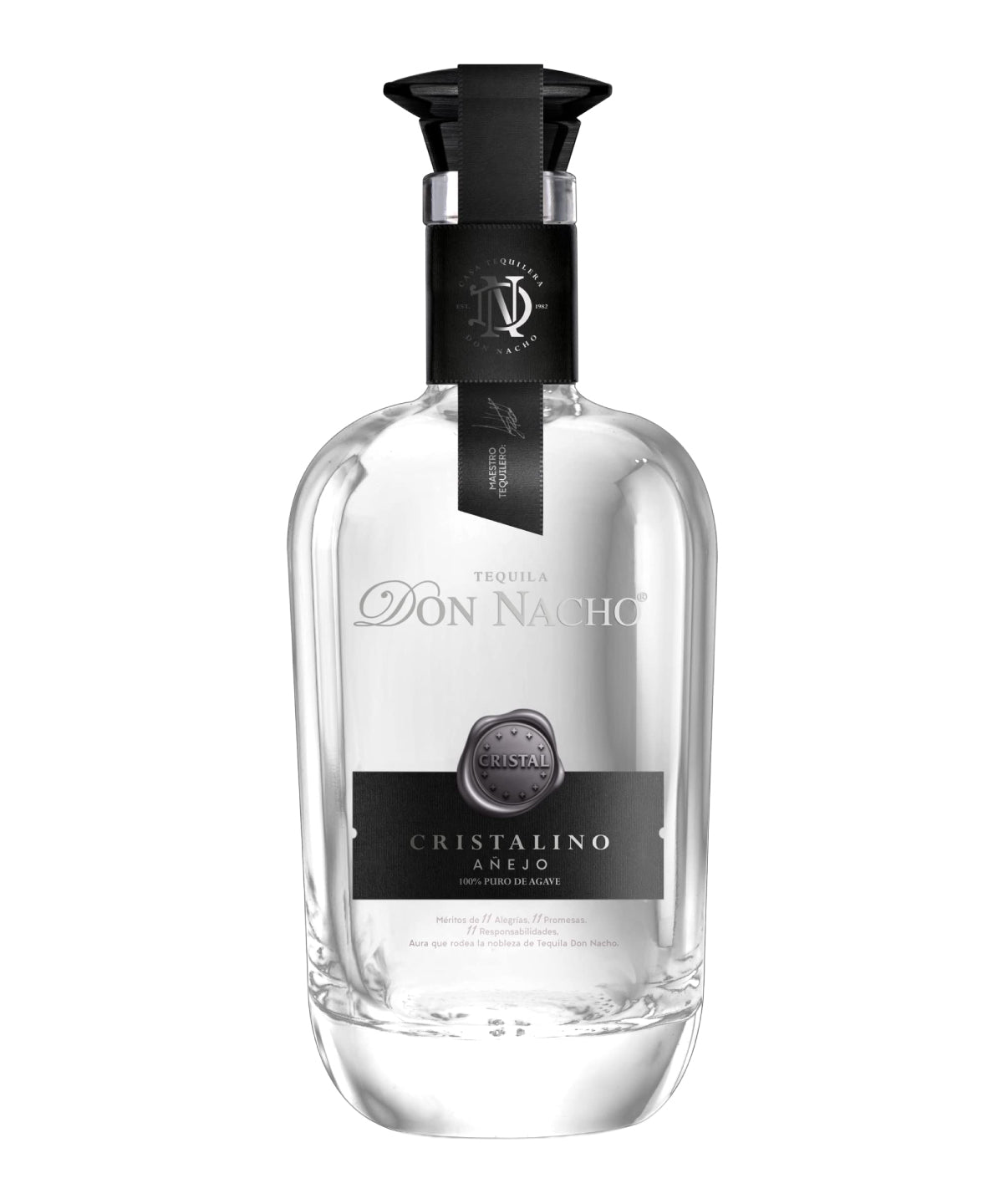 Tequila Don Nacho Cristalino Añejo 750 ml