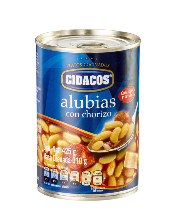 Alubias Cidacos Con Chorizo 425 grs