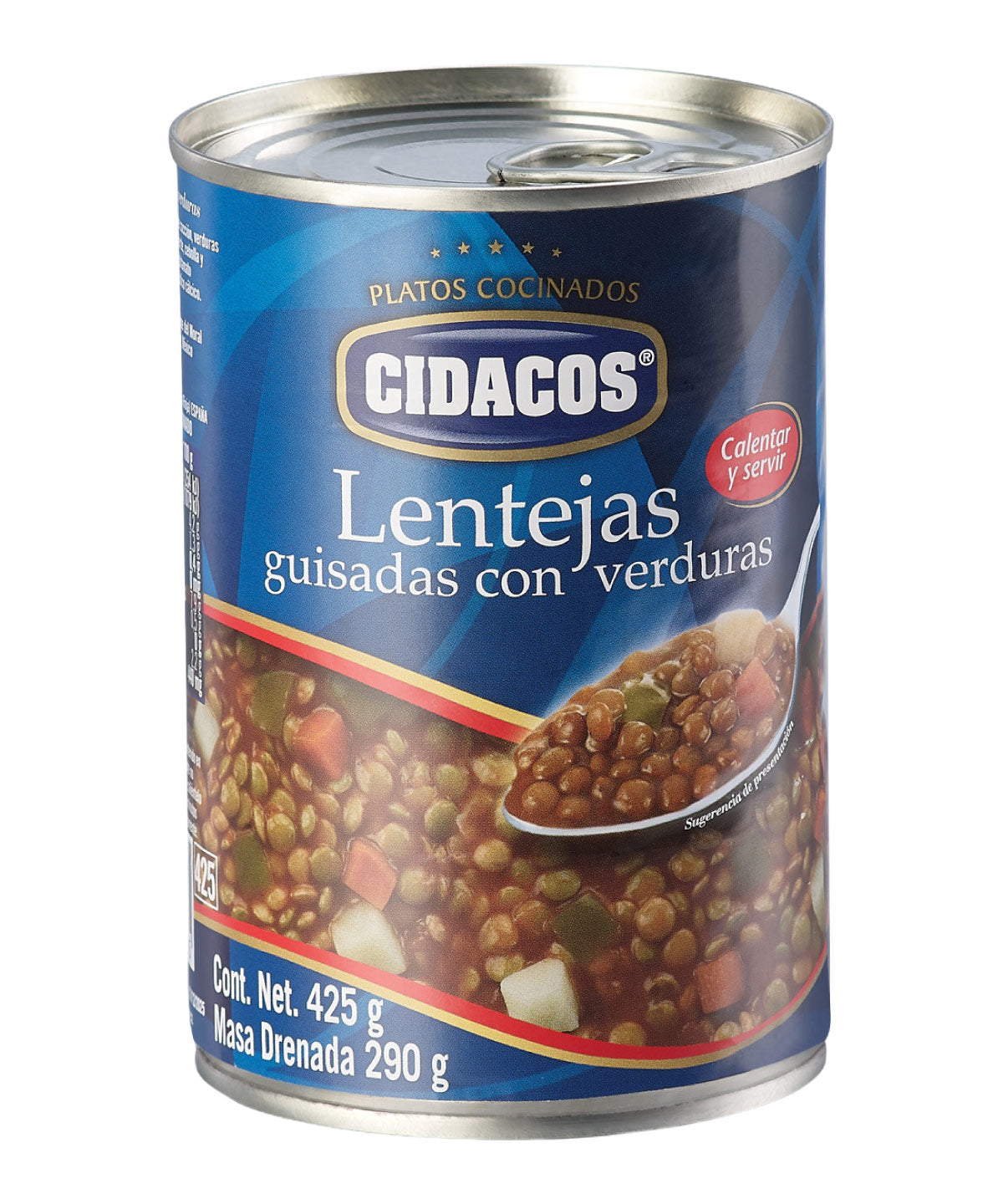 Lentejas Cidacos¬¨‚Ä† Con Verduras 425 grs