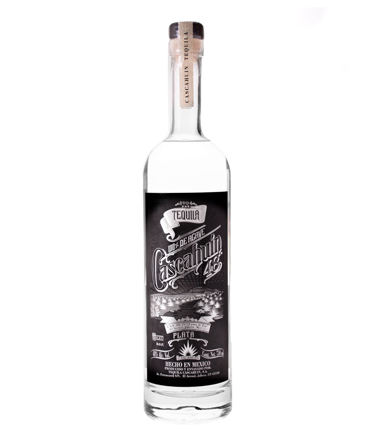 Tequila Cascahuin Plata 750ml