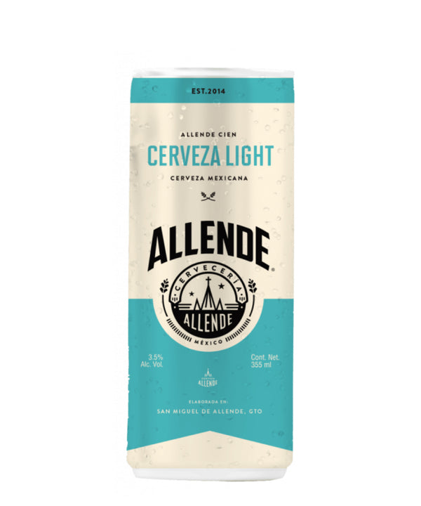 Cerveza Allemde 100 Light Lata 355 ml