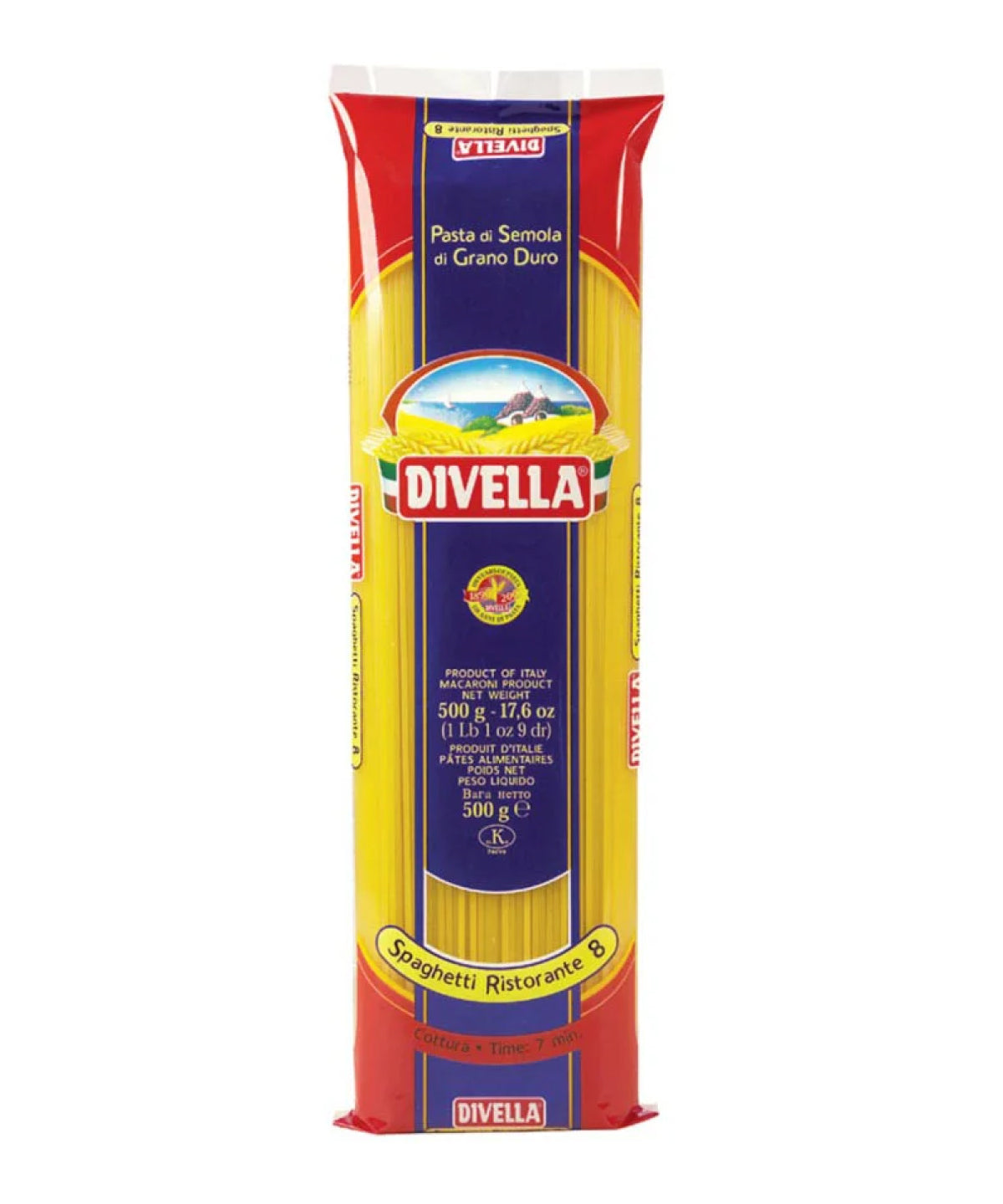 Spaghetti Divella De Semola 500g