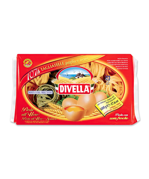 Tagliatelle Paglia E Fieno Divella 500 grs