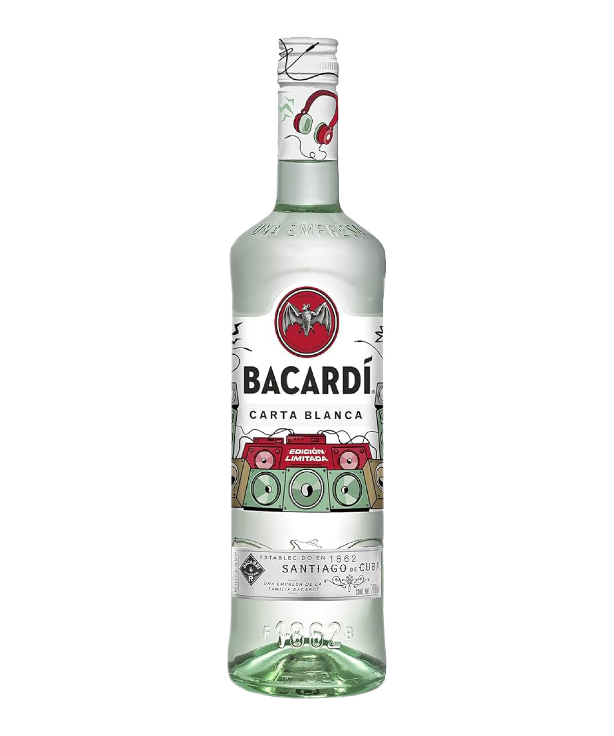 RON BACARDI BLANCO MUSIC EDITION 700 ML