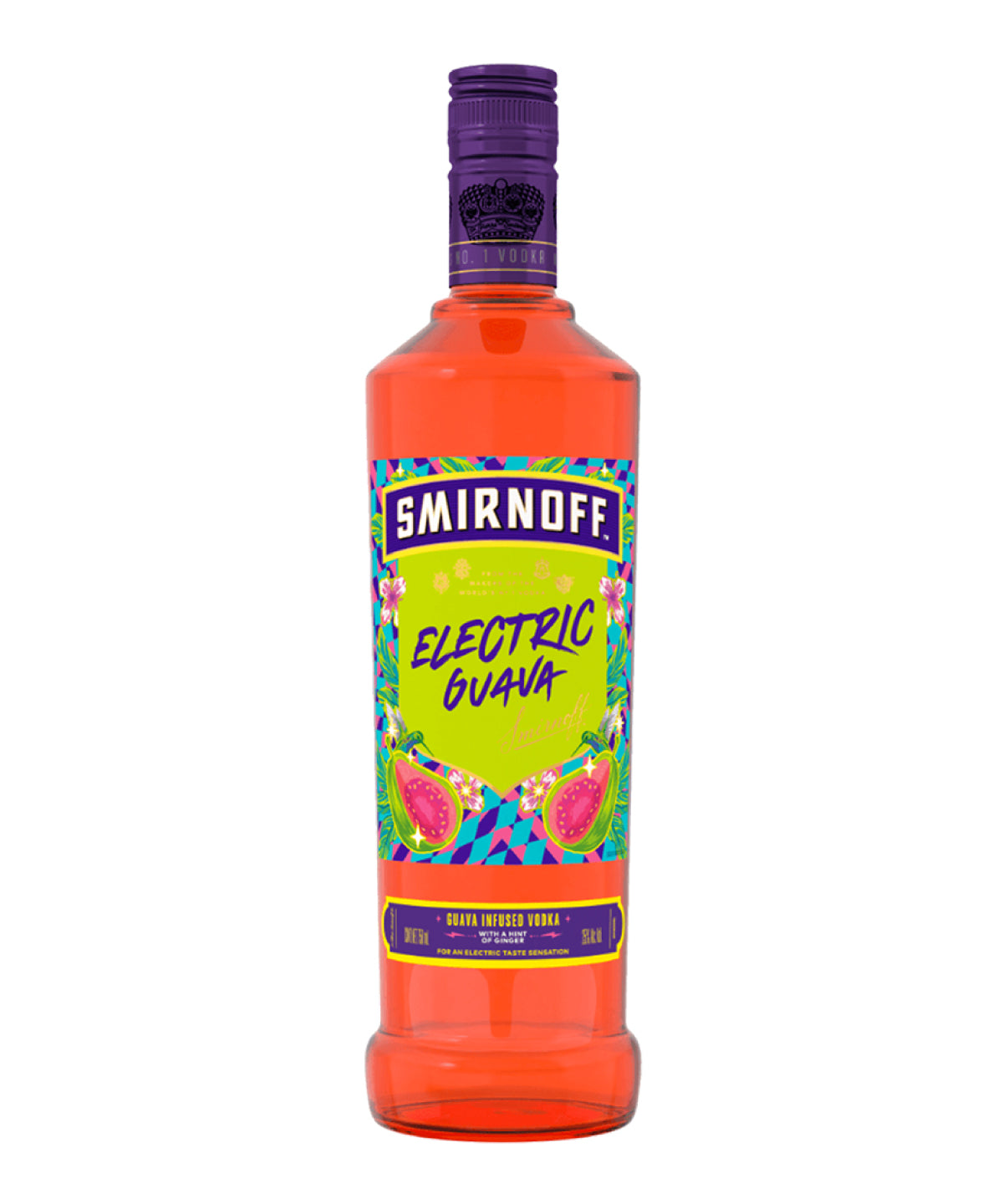 Licor De Vodka Smirnoff Electric Guava 750 ml