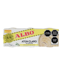 Atun Bonito Del Norte En Aceite De Oliva Albo 3 Pack 65 grs C/U