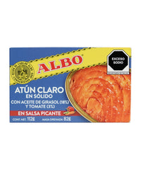 Atun Claro En Salsa Picantona Albo 112 grs