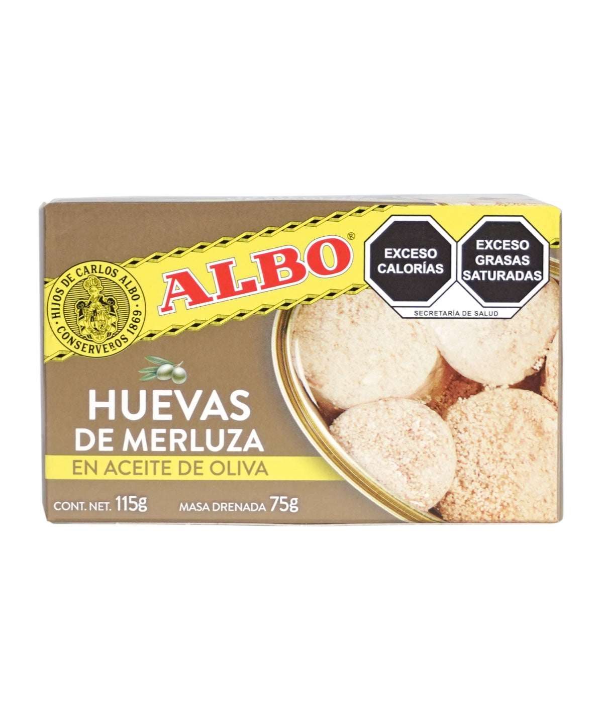 Huevas De Merluza En Aceite De Oliva Albo 115 grs