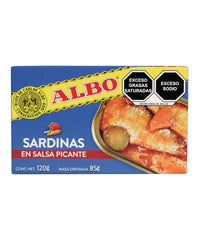 Sardinas En Salsa Picantona Albo 120 grs