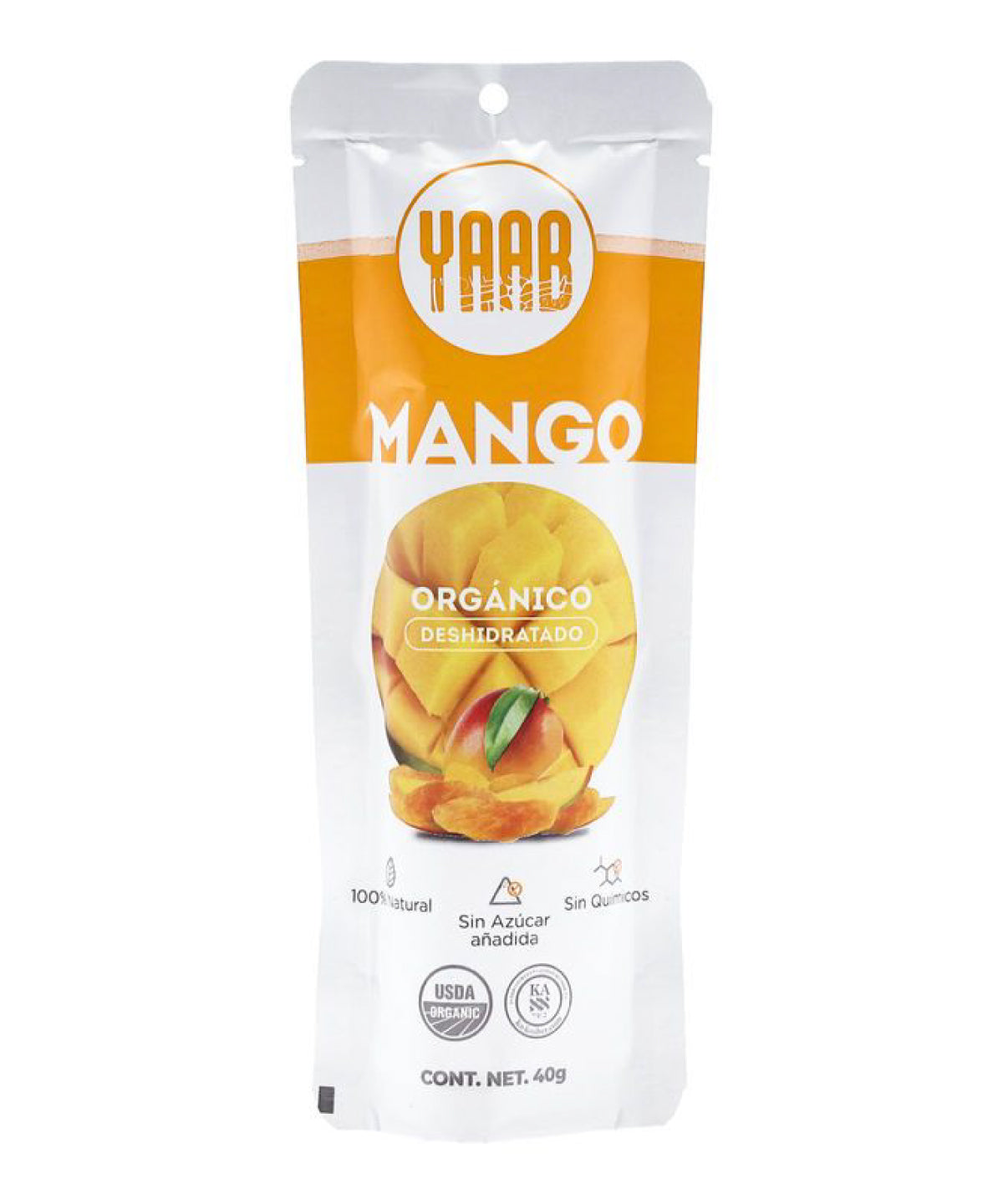 Mango Deshidratado Yabb Natu 40g