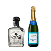 Tequila Don Julio 70 Cristalino 700 ml + Vino Espumoso Serie By La Europea Brut 750 ml