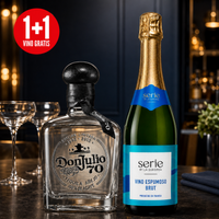 Pack Tequila Don Julio 70 Cristalino 700 ml + Vino Espumoso Serie By La Europea Brut 750 ml
