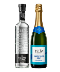 Pack Tequila Maestro Dobel Diamante 700 ml + Vino Espumoso Serie By La Europea Brut 750 ml