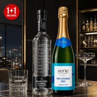 Pack Tequila Maestro Dobel Diamante 700 ml + Vino Espumoso Serie By La Europea Brut 750 ml