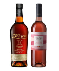 Pack Ron Zacapa Centenario Sistema 23 Solera 750 ml +Vino Rosado Serie By La Europea Tempranillo 750 ml