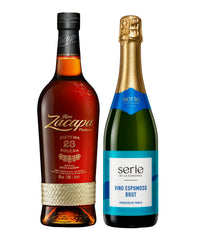 Pack Ron Zacapa Centenario Sistema 23 Solera 750 ml + Vino Espumoso Serie By La Europea Brut 750 ml