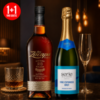Pack Ron Zacapa Centenario Sistema 23 Solera 750 ml + Vino Espumoso Serie By La Europea Brut 750 ml