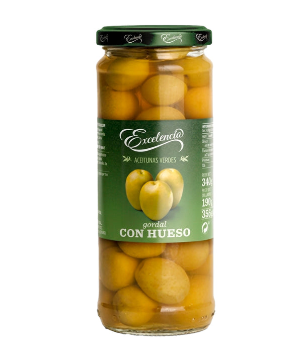 ACEITUNA EXCELENCIA GORDAL C/HUESO 340G