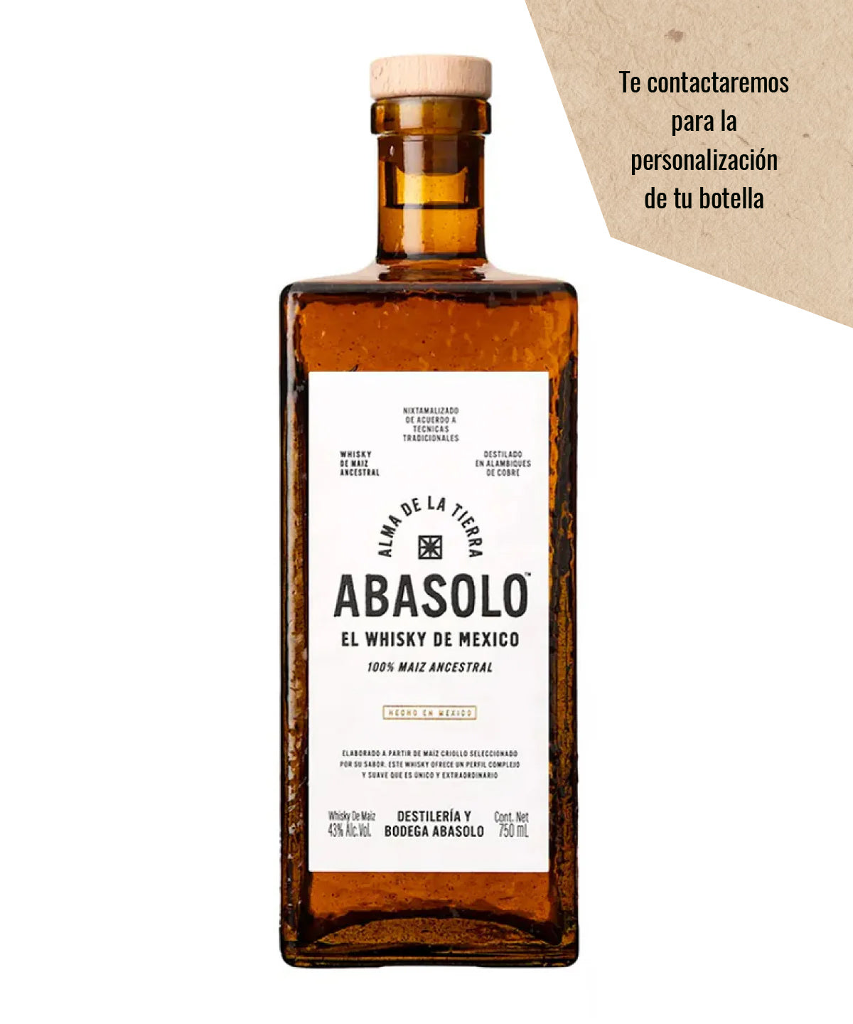 Whisky Abasolo Mexicano 750 ml