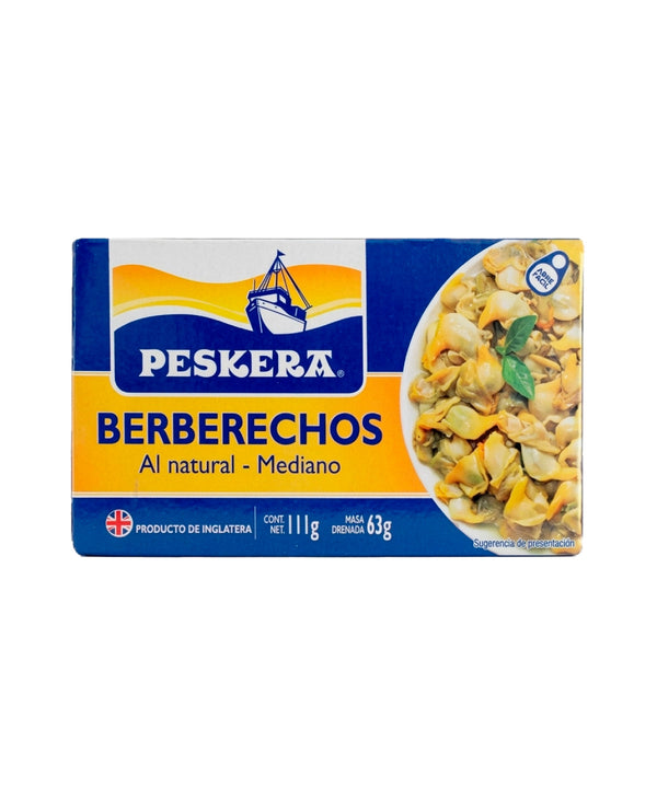 BERBERECHOS PESKERA AL NATURAL 111GR