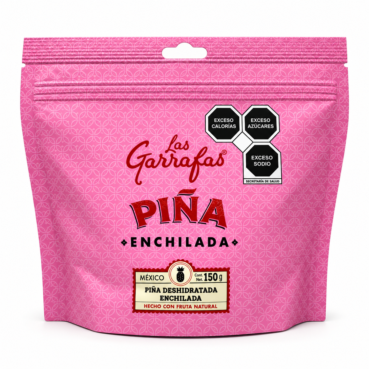 Piña Deshidratada Enchilada Las Garrafas 150g