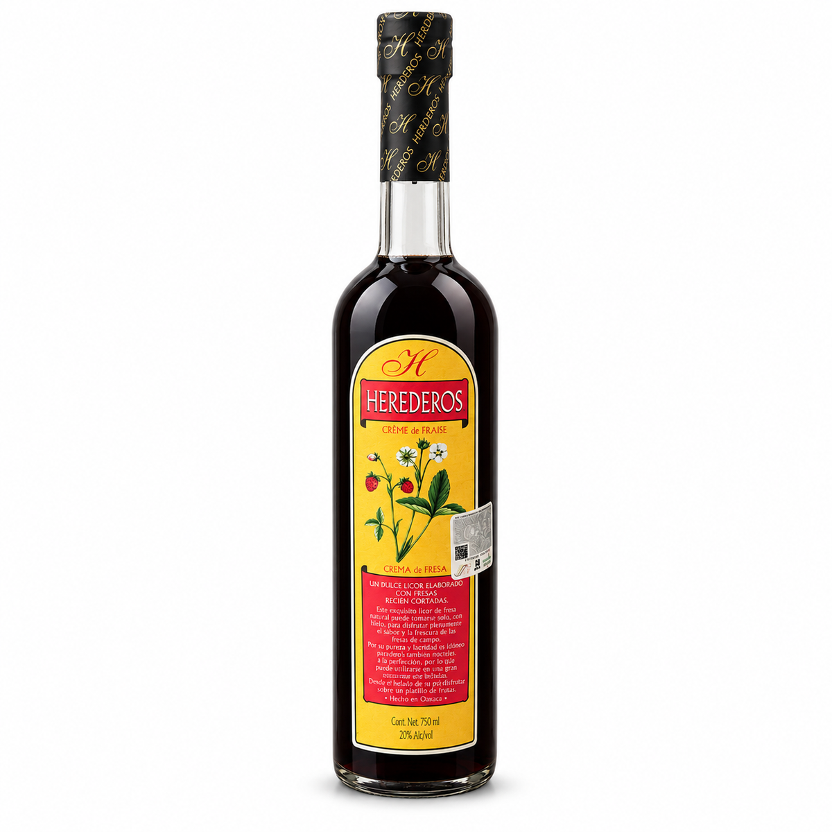 Licor Crema de Fresa Herederos 750 ml