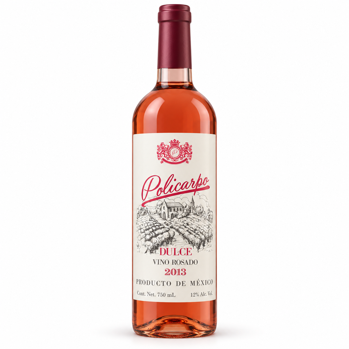 Vino Espumoso Policarpo Dulce Rosé 750 ml