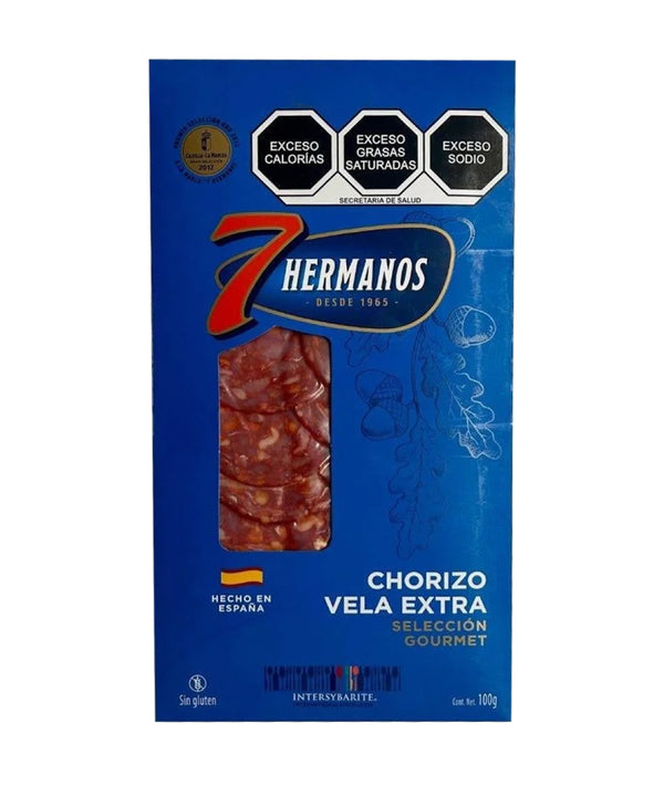 CHORIZO 7 HERMANOS VELA EXT 100G