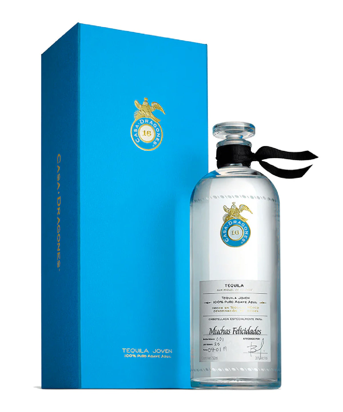 TEQ CASA DRAGONES JOVEN 750ML PERZONALIZADA